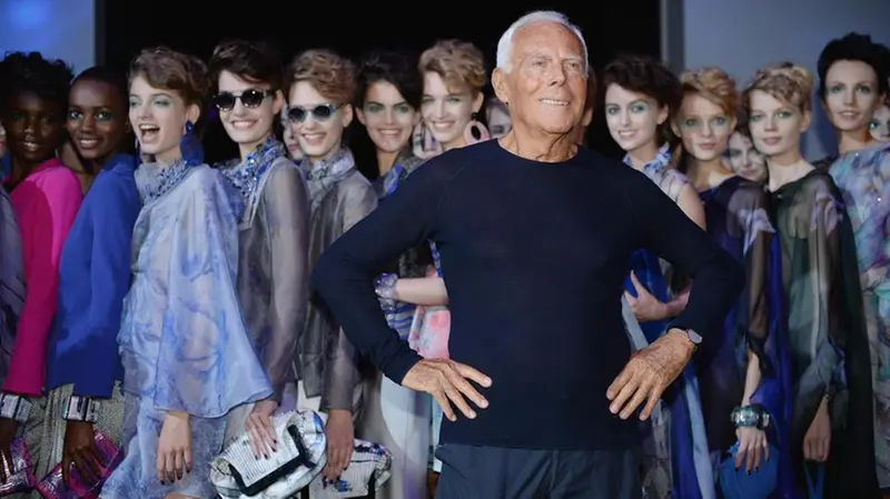Giorgio Armani - Foto Ansa © www.giornaledibrescia.it