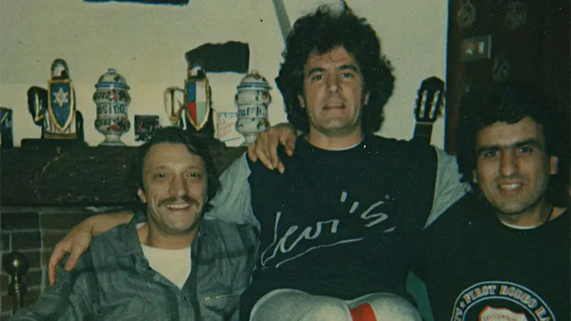 Fausto Leali nel 1987 con Toto Cutugno, autore di «Io amo» per Sanremo