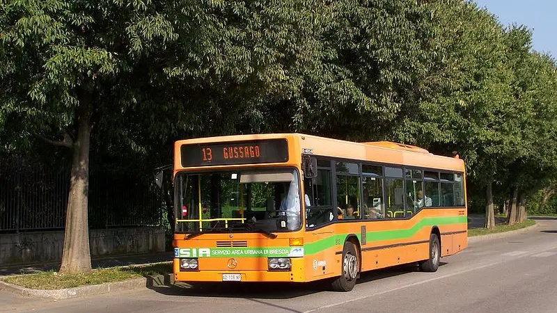 I bus. La linea 13 da Gussago arriva fino alla Poliambulanza in città
