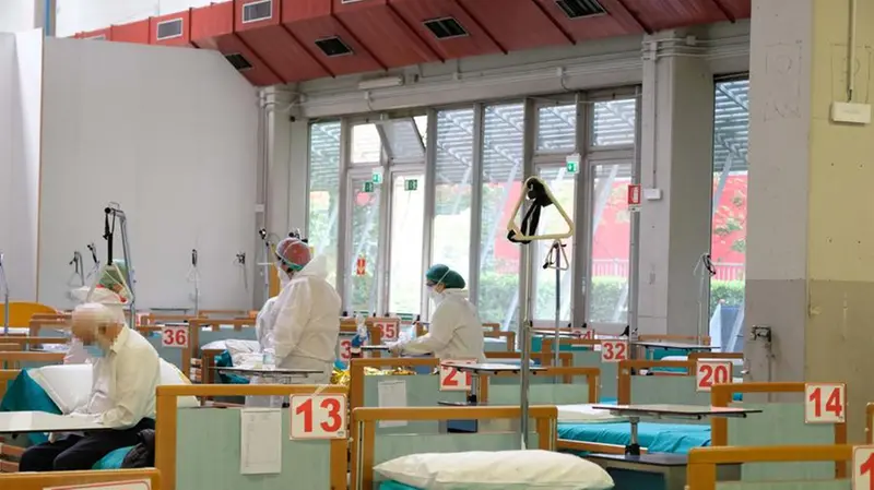 Il triage. Pazienti in ingresso ai reparti Covid