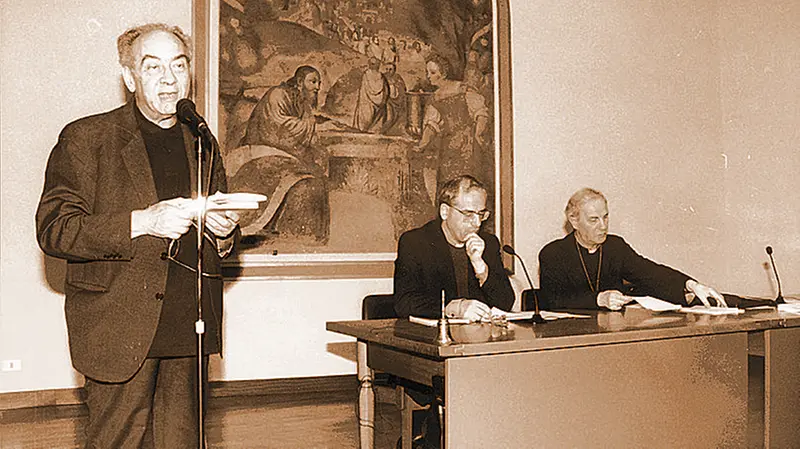 Monsignor Enzo Giammancheri al Convegno Ecclesiale Diocesano del 1996 © www.giornaledibrescia.it