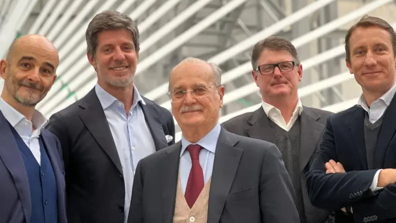 Enzo Cibaldi, terzo da sinistra