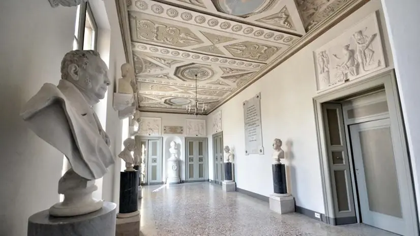 Casa-museo: l'atrio d'ingresso di Palazzo Tosio a Brescia © www.giornaledibrescia.it