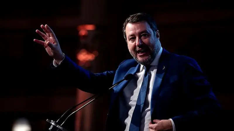 Il ministro Matteo Salvini - Foto Ansa © www.giornaledibrescia.it
