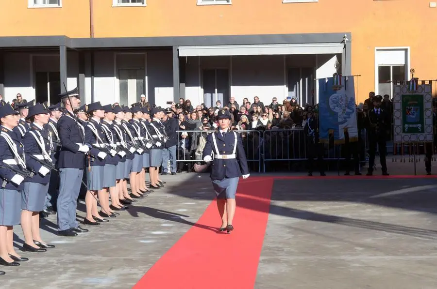 La cerimonia del giuramento di 206 nuovi agenti della Polizia di Stato