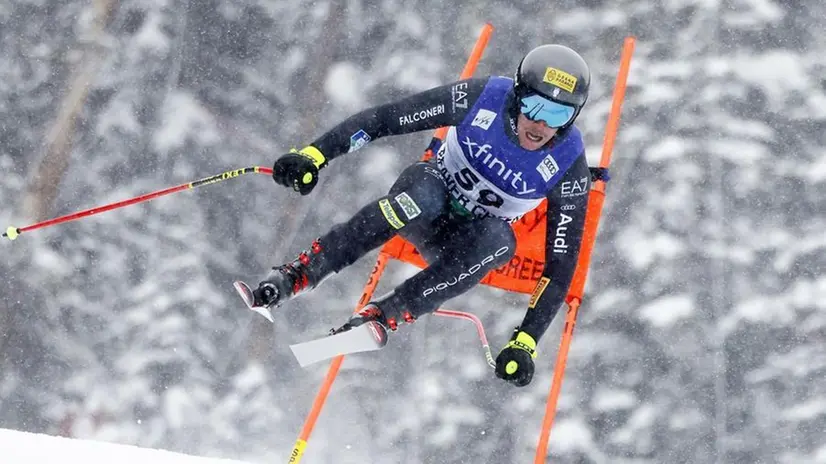 Per Giovanni Franzoni oggi la sfida del superG in Val Gardena