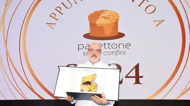 Il fornaio bresciano ha vinto il «Panettone senza confini»