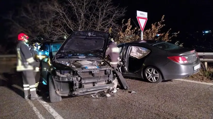 L'incidente di Gavardo - Foto Vallesabbia News