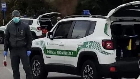 A lanciarsi all'inseguimento una pattuglia della Polizia Provinciale © www.giornaledibrescia.it