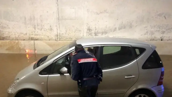 La situazione a Cevo sulla Sp 6 dopo le frane di stanotte