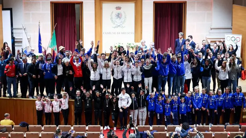 La cerimonia di consegna dei premi Campioni della Leonessa 2023