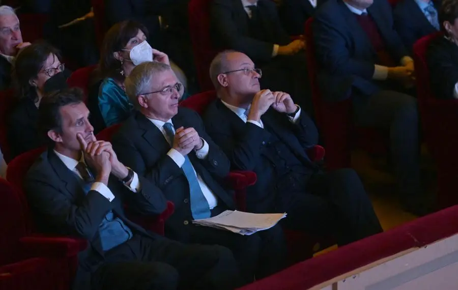 Oscar dei Bilanci, il palco del Teatro Grande: la serata
