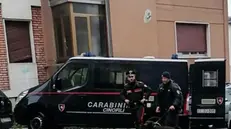 Carabinieri in azione con il cane antidroga Grom - © www.giornaledibrescia.it