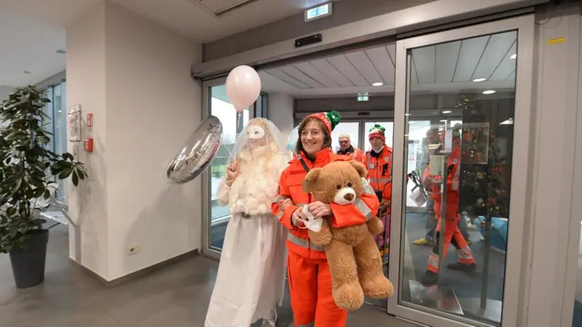 Santa Lucia in visita in Poliambulanza