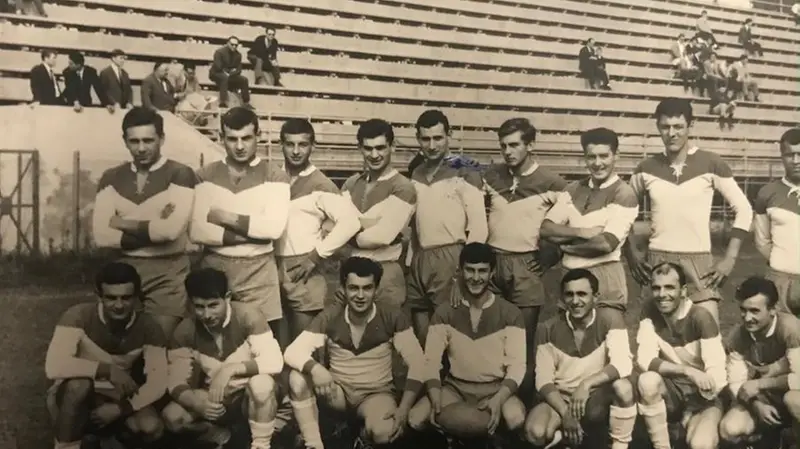 Una formazione del '66-'67 dopo che la squadra ottenne la promozione in serie B