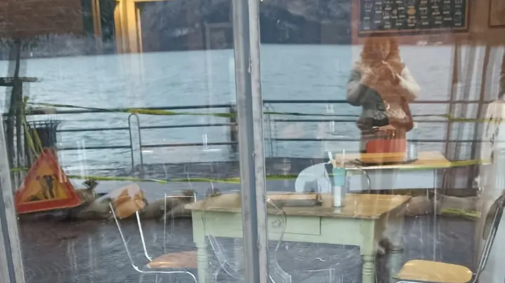 Il lungolago Marconi a Iseo