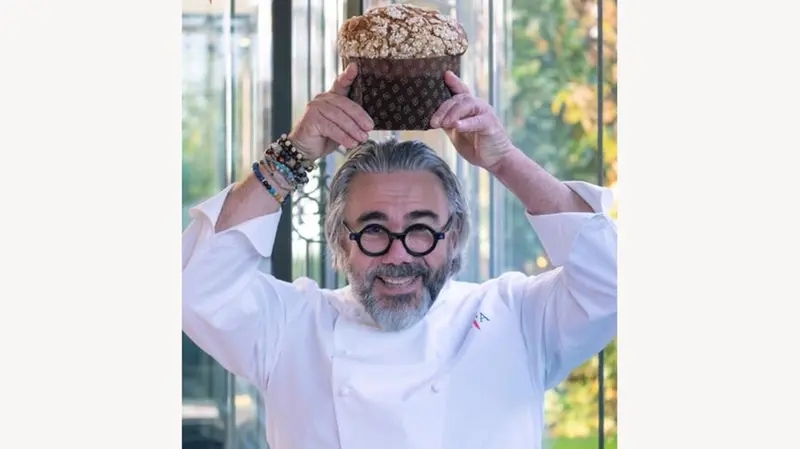 Lo chef bretone con il suo panettone