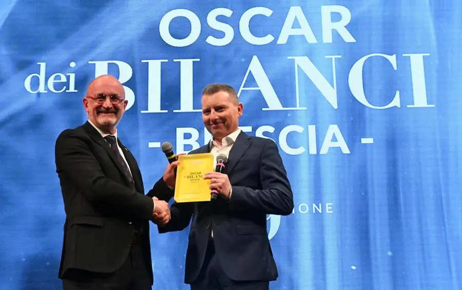 Oscar dei Bilanci, il palco del Teatro Grande: le premiazioni