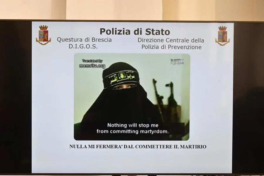 La conferenza stampa in Questura a Brescia