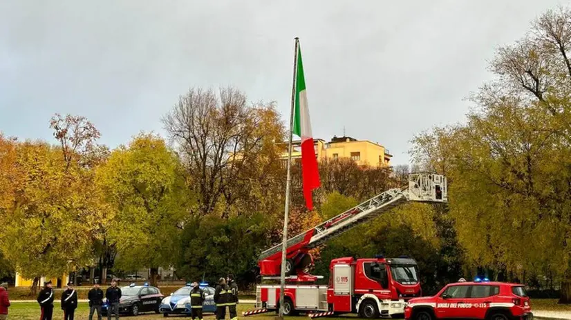 La cerimonia al parco Sam Quilleri