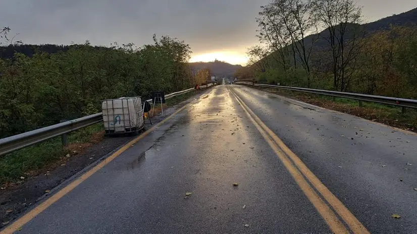Riaperta la Sp 19 a Concesio