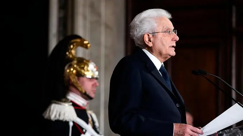 Gli auguri di Natale del presidente Sergio Mattarella - Foto Ansa © www.giornaledibrescia.it