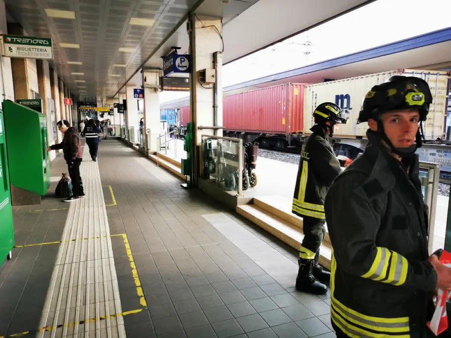 Le immagini dalla stazione di Brescia