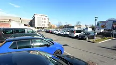 Il parcheggio di via Milano dove si è consumato l'omicidio
