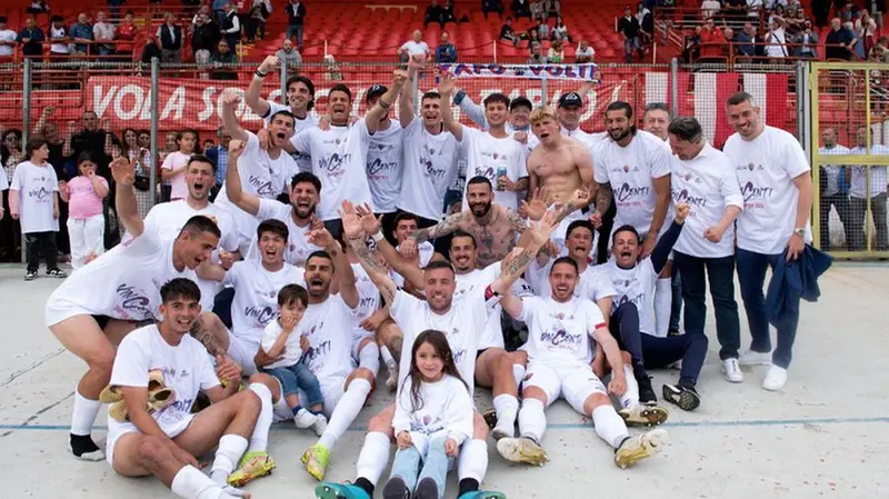 Il Lumezzane festeggia la promozione in serie C