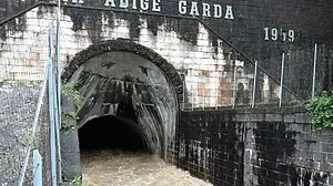 La galleria scolmatrice Nago-Torbole per le acque del fiume Adige