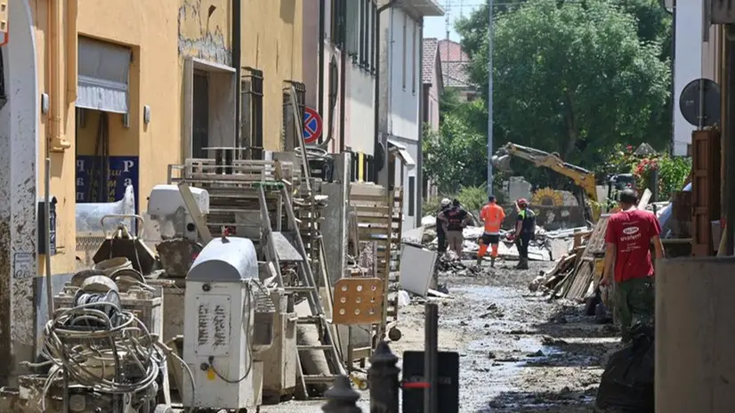 Un'immagine della alluvione in Romagna - © www.giornaledibrescia.it