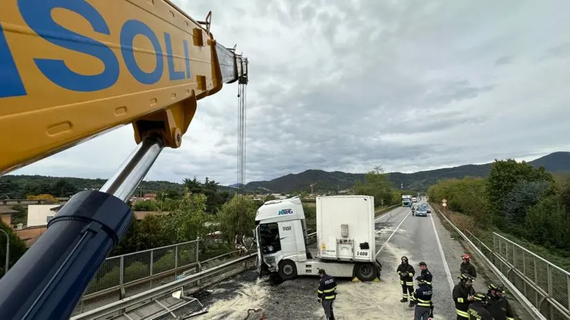 Lo schianto sulla Sp 510