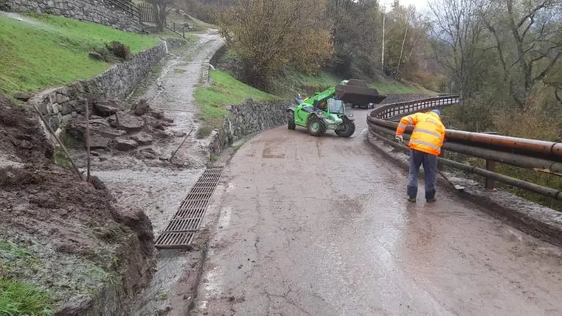 La Sp 6 a Cevo - Foto Provincia di Brescia