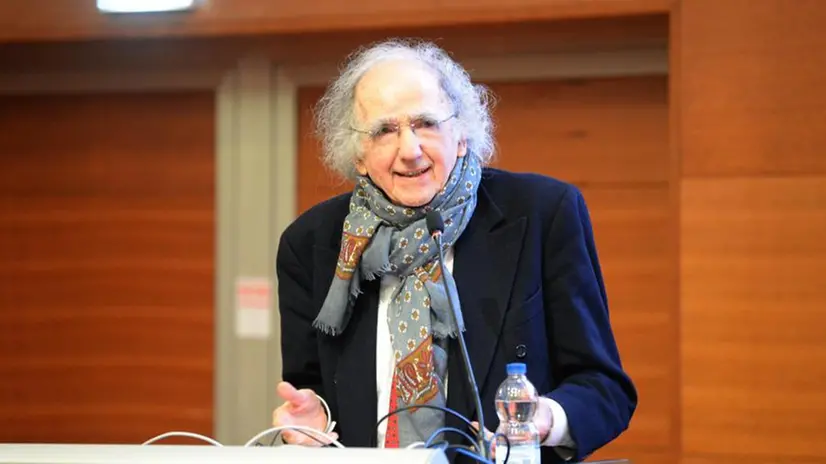 Lo psichiatra Vittorino Andreoli alla facoltà di Medicina di Brescia