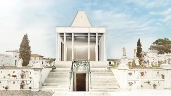 Il progetto della cappella al cimitero Vantiniano di Rovato