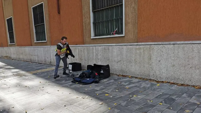 L'intervento allo zainetto fuori dalla Polgai