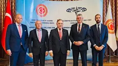 Il bresciano Calovini (primo da destra) nominato vicepresidente del Gsm dell’Assemblea Parlamentare Nato - Foto tratta da X