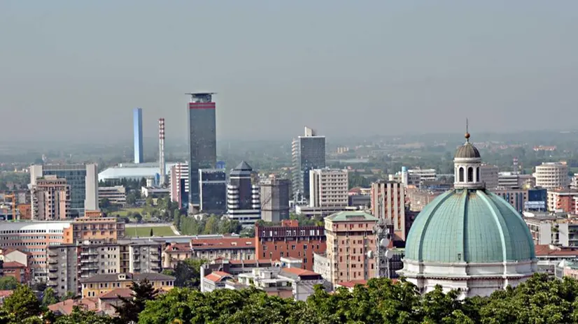 Brescia città vista dall'alto © www.giornaledibrescia.it