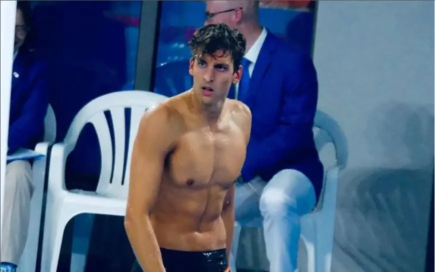 Assoluti di nuoto Michele Lamberti secondo nei 100 dorso andr