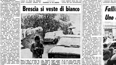 La nevicata del 4 novembre 1980 in un articolo del Giornale di Brescia