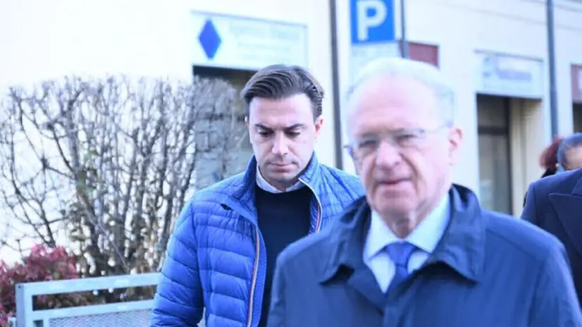 L'arrivo in tribunale di Giacomo Bozzoli, condannato all'ergastolo in primo grado