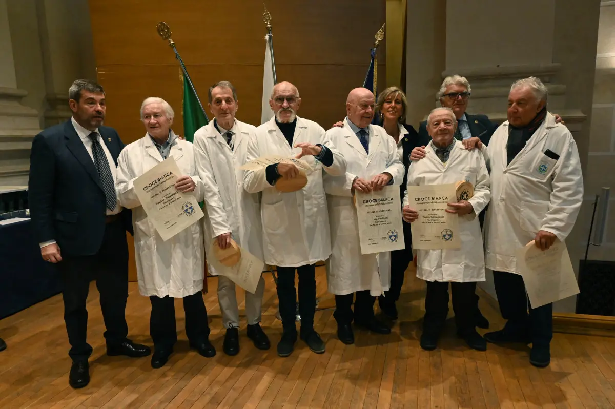 CROCE BIANCA, PREMIATI I VOLONTARI Giornale di Brescia
