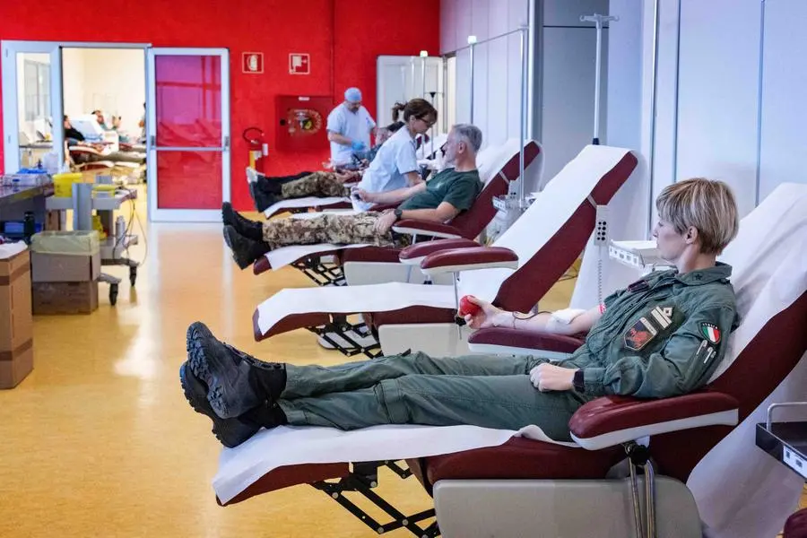 Donatori di sangue in divisa: 6° Stormo in campo per l'Avis
