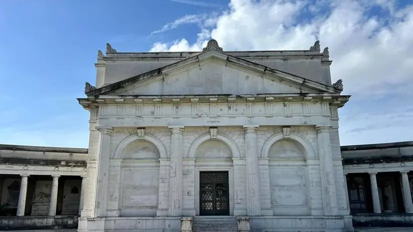 Il Famedio al cimitero Vantiniano