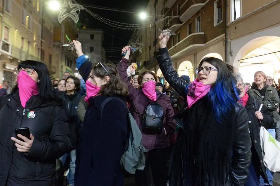 La manifestazione per il femminicidio di Giulia Cecchettin