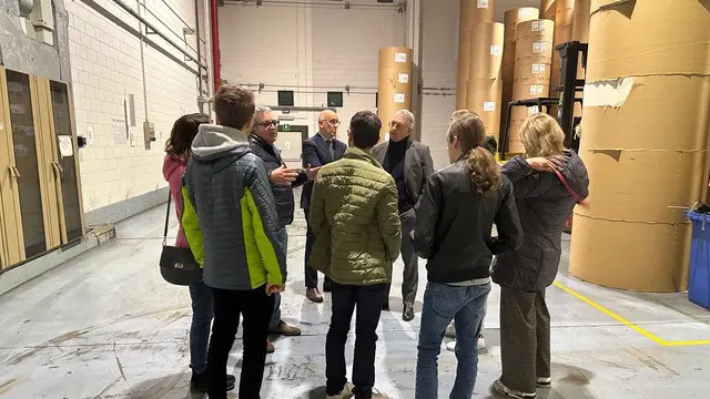 La visita degli studenti del Da Vinci 4.0 al Csq di Erbusco