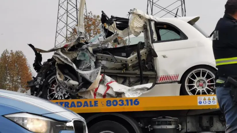 I mezzi coinvolti nello schianto sulla 45bis a Rezzato