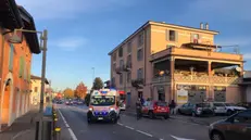 L'incendio in via San Polo a Brescia