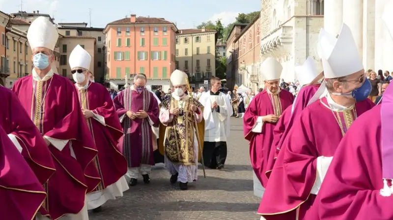 I funerali di mons. Bruno Foresti in Cattedrale