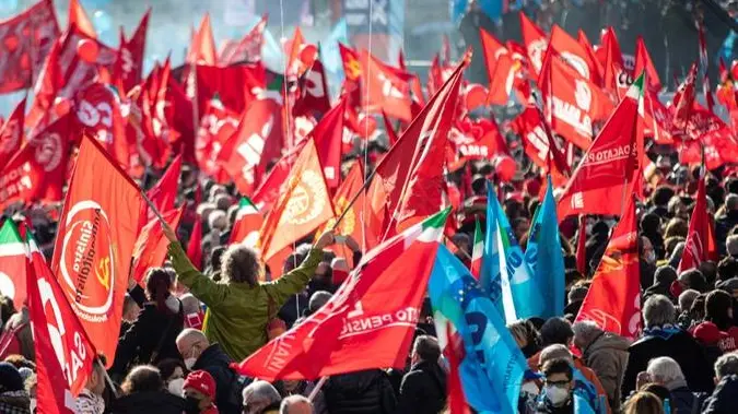 Una manifestazione dell'anno scorso - Foto Ansa © www.giornaledibrescia.it
